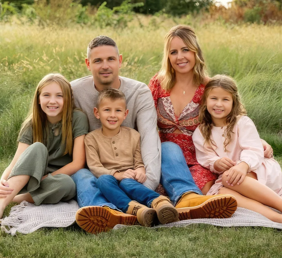 The Patterson family, owners of Dixon's Heating & Air Conditioning — the local team behind every review.